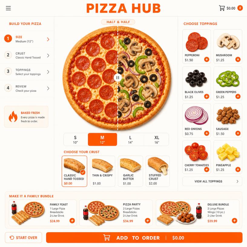 Pizza Order Hub